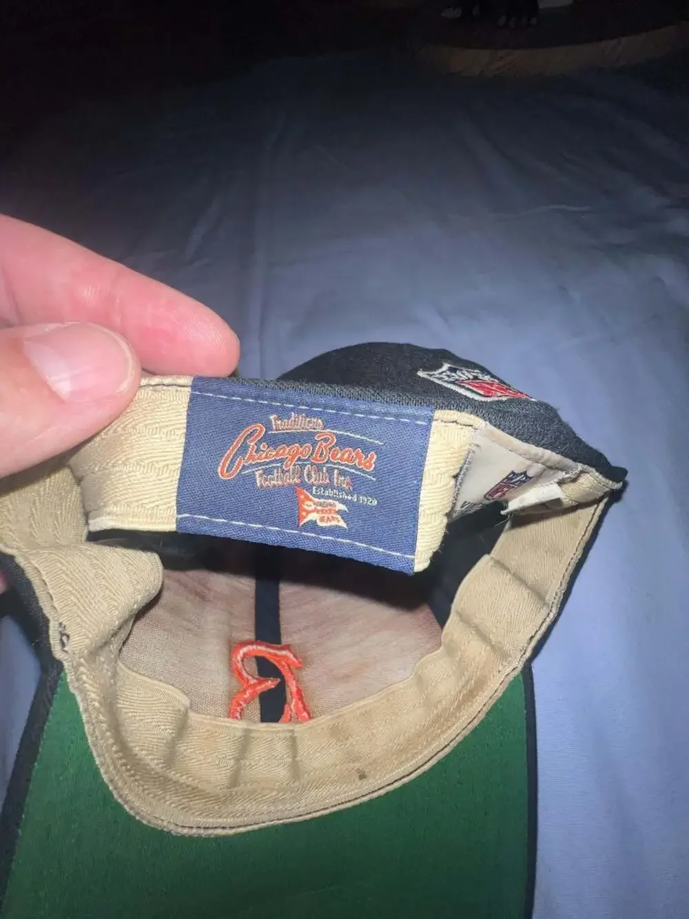 Reebok Chicago Bears NFL Traditions Football Club Logo Stretch Fit Hat